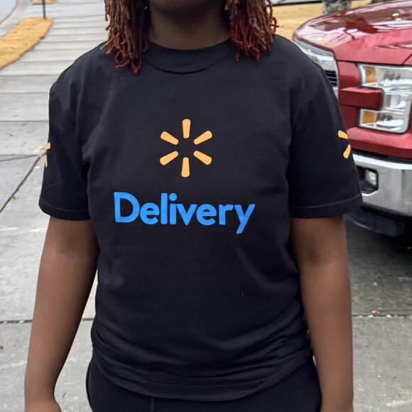 Other - Spark / Walmart Reflective BLACK Tshirt - Delivery Driver (T-shirt Shirt Tee)